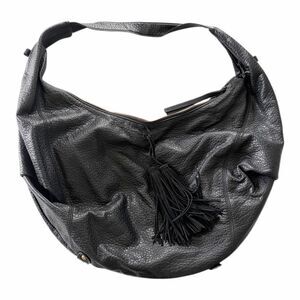 DV Dolce Vita Vegan Leather Hobo Bag Black